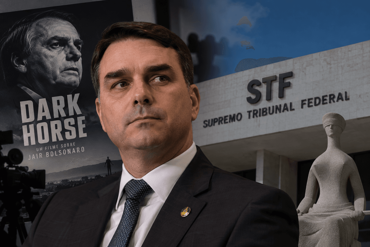 Investigan a Flávio Bolsonaro por financiamiento de la película “Dark Horse”