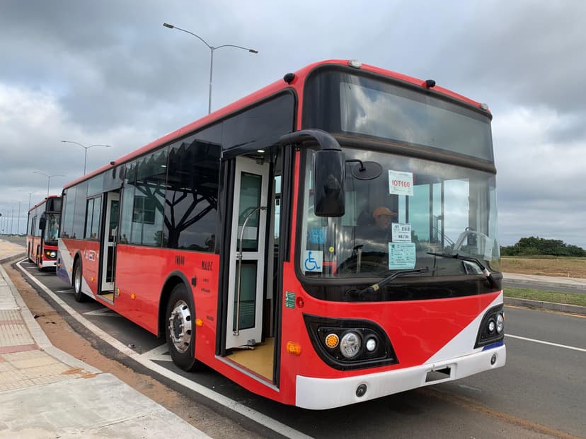 Buses eléctricos donados por Taiwán operararían desde inicios de 2026