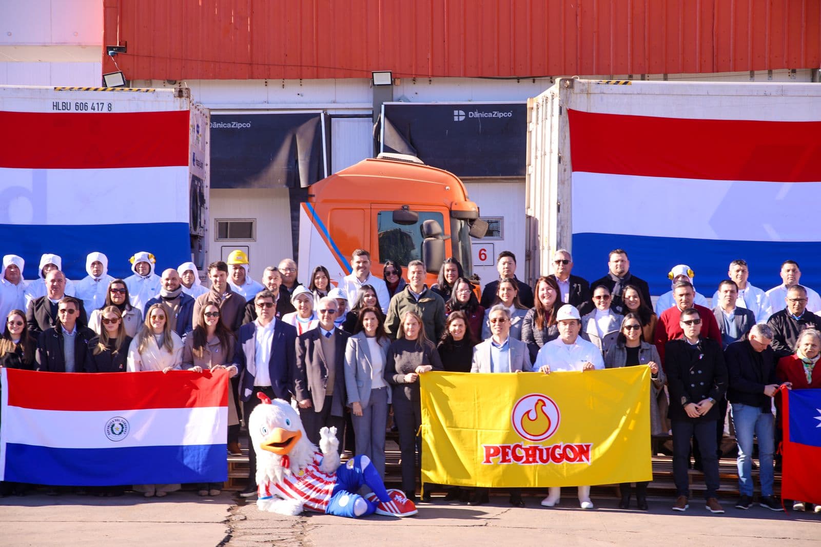 Pechugon hace historia: Primeros contenedores de carne aviar paraguaya llegan a Taiwán
