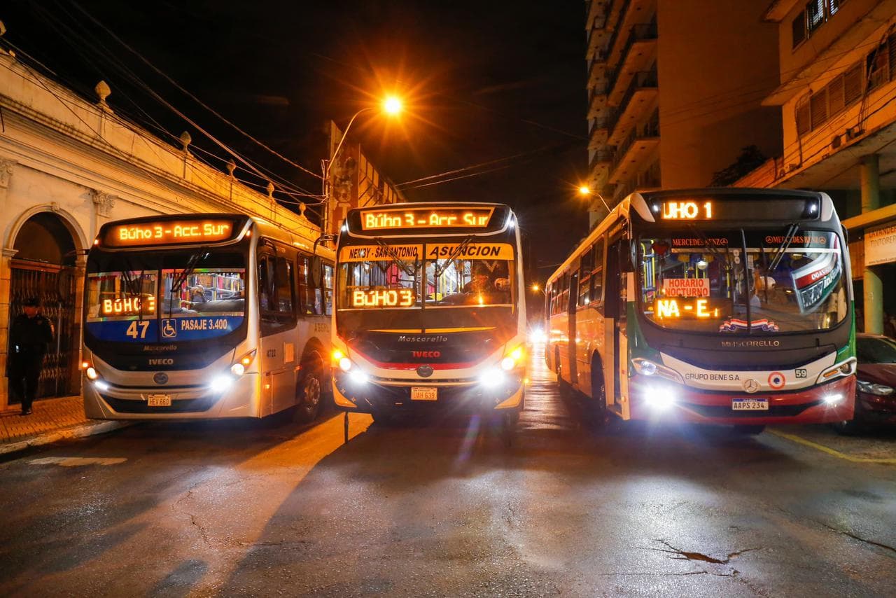 Buses nocturnos: El Búho 4 que unirá Asunción con Luque saldría a las  calles en un