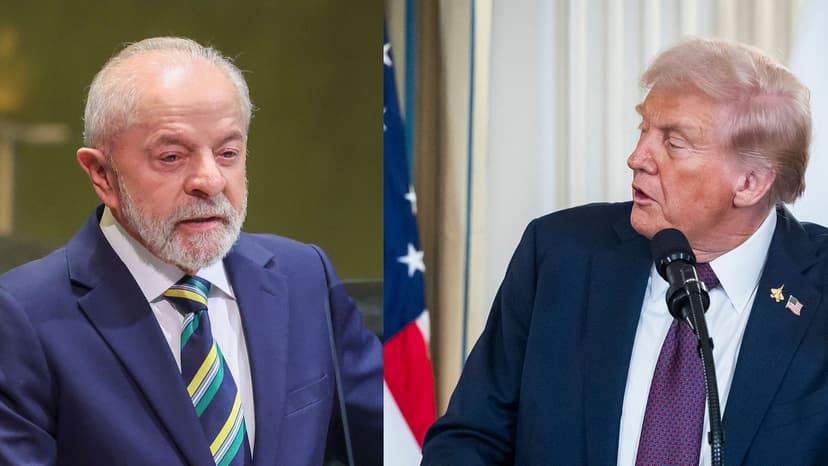 Lula mantiene una conversación "amistosa" con Trump y pide revisar las sanciones a Brasil