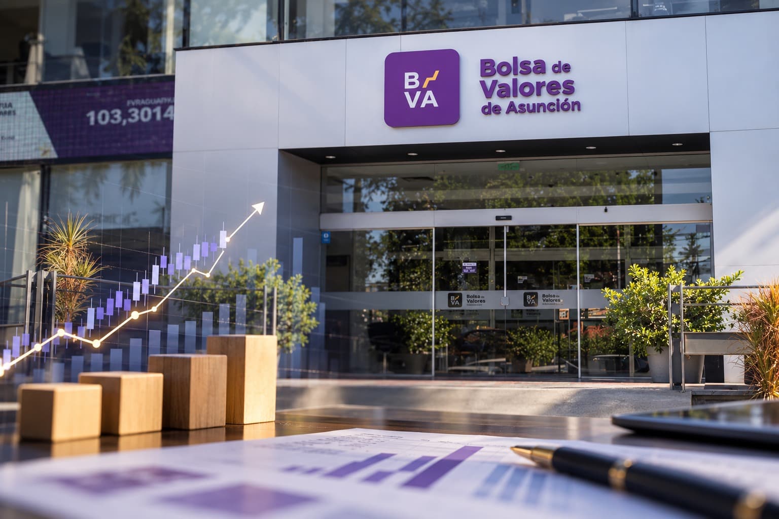 Acciones duplican su participación en la Bolsa de Asunción