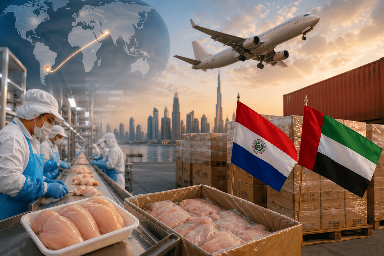 Emiratos Árabes habilita ingreso de carne aviar paraguaya y abre nuevas oportunidades de exportación