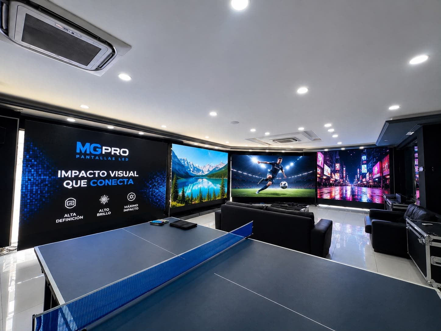 MG Pro desafía a los gigantes del audiovisual con la línea LEDXURY