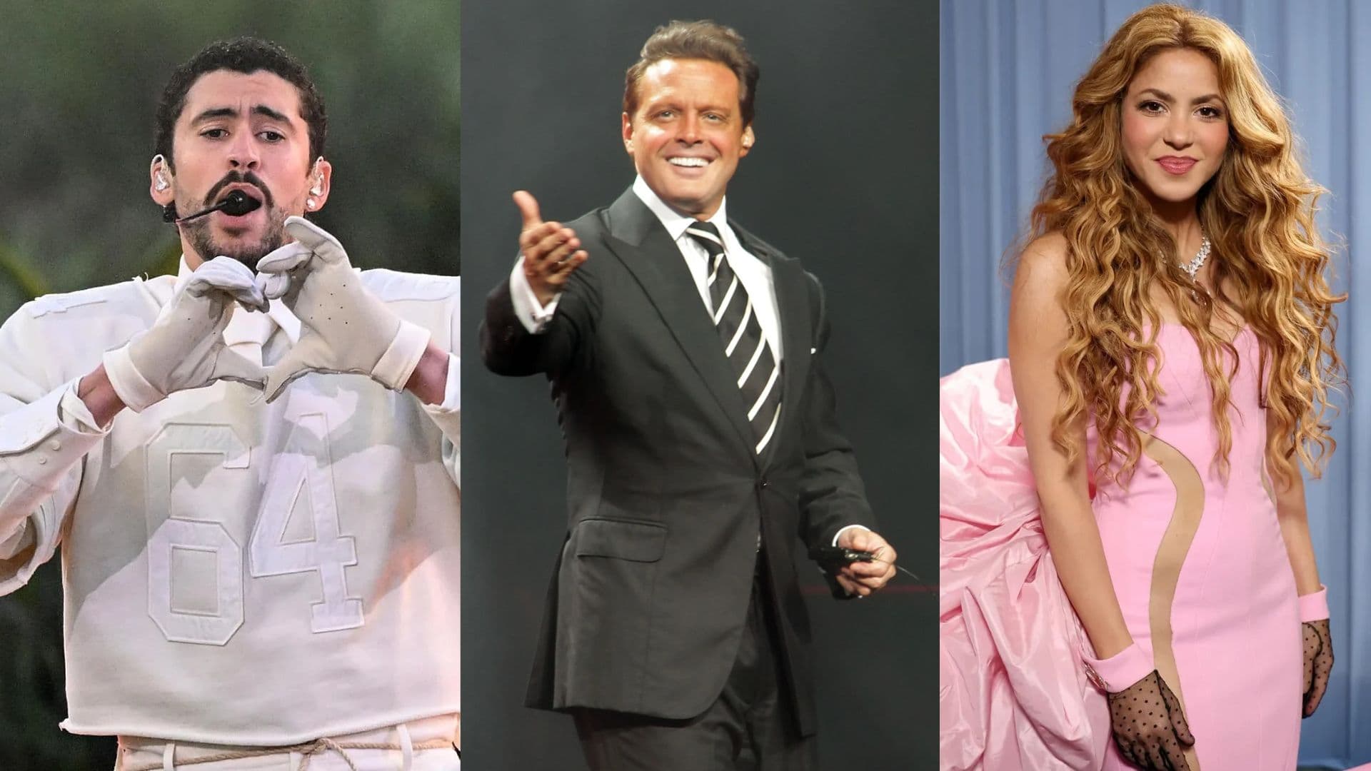 Bad Bunny, Luis Miguel y Shakira dominan el negocio de las giras latinas