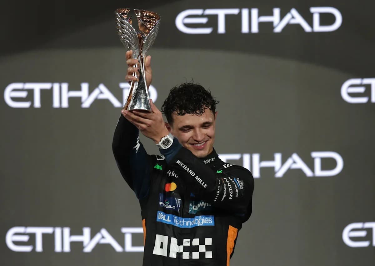 Norris se corona campeón en un año marcado por la reacción final de Verstappen